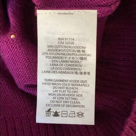 A/X Armani Exchange sweater w/gold ball studding - Picture 10 of 11